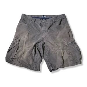 The North Face Canvas Gray Cargo Shorts Size W40 Outdoors